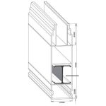 2” x 7” Nexus® Pocket Rail 7/8” x 2” Deep Pat. Pend.