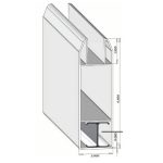 2”x7” Railmaster 1” Pocket Rail 1” x 1-3/4” Deep