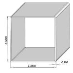 3-1/2” x 3-1/2” Utility Post