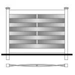 Privacy Fence – Basket Weave