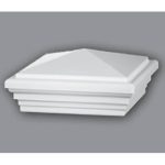 Classic Cap 4” PVC 4” x 4” x 2.55” H