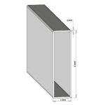 Hallow Rail 1-1/2” x 5-1/2”