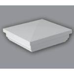 New England Cap 4” PVC 4” x 4” x 1.78” H