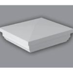 New England Cap 5” PVC 5” x 5” x 2.192” H