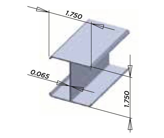 Nexus® 2” x 7” Pocket Rail I Insert