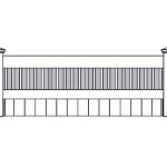 Privacy Fence – Ornate – Flat Picket Top