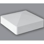 Pyramid Cap 5” External PVC 5” x 5” x 1.875” H