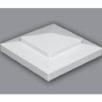 Pyramid Cap 8” External PVC 8” x 8”