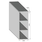 Ribbed Rail 2” x 6”