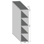 Ribbed Rail 2” x 8”