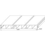 Ribbed T&G 7/8” x 8-3/8”