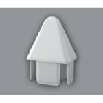 Spade Picket Cap 7/8” x 1-1/2” PVC 7/8” W x 1.5” L x 1.5” H
