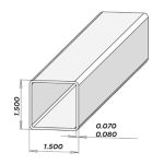 Standard Picket 1-1/2” x 1-1/2”