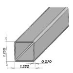 Standard Picket 1-1/4” x 1-1/4”