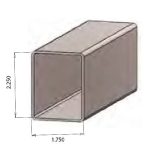 Standard Picket 1-3/4” x 2-1/4”