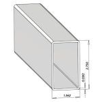 Standard Rail 1-1/2” x 2-3/4”